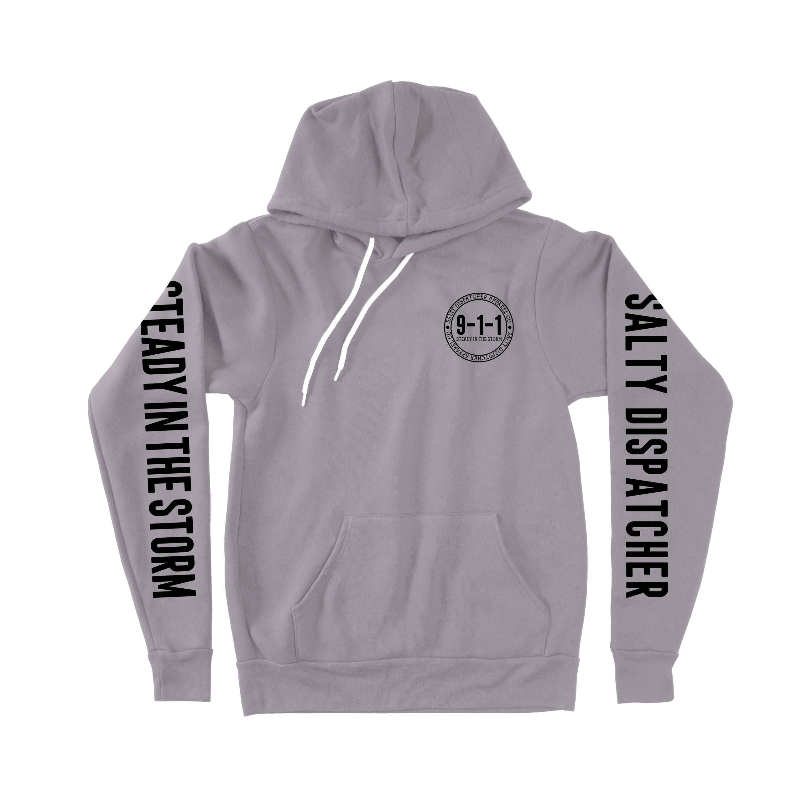 Steady in the Storm Hoodie The Salty Dispatcher Apparel Co.