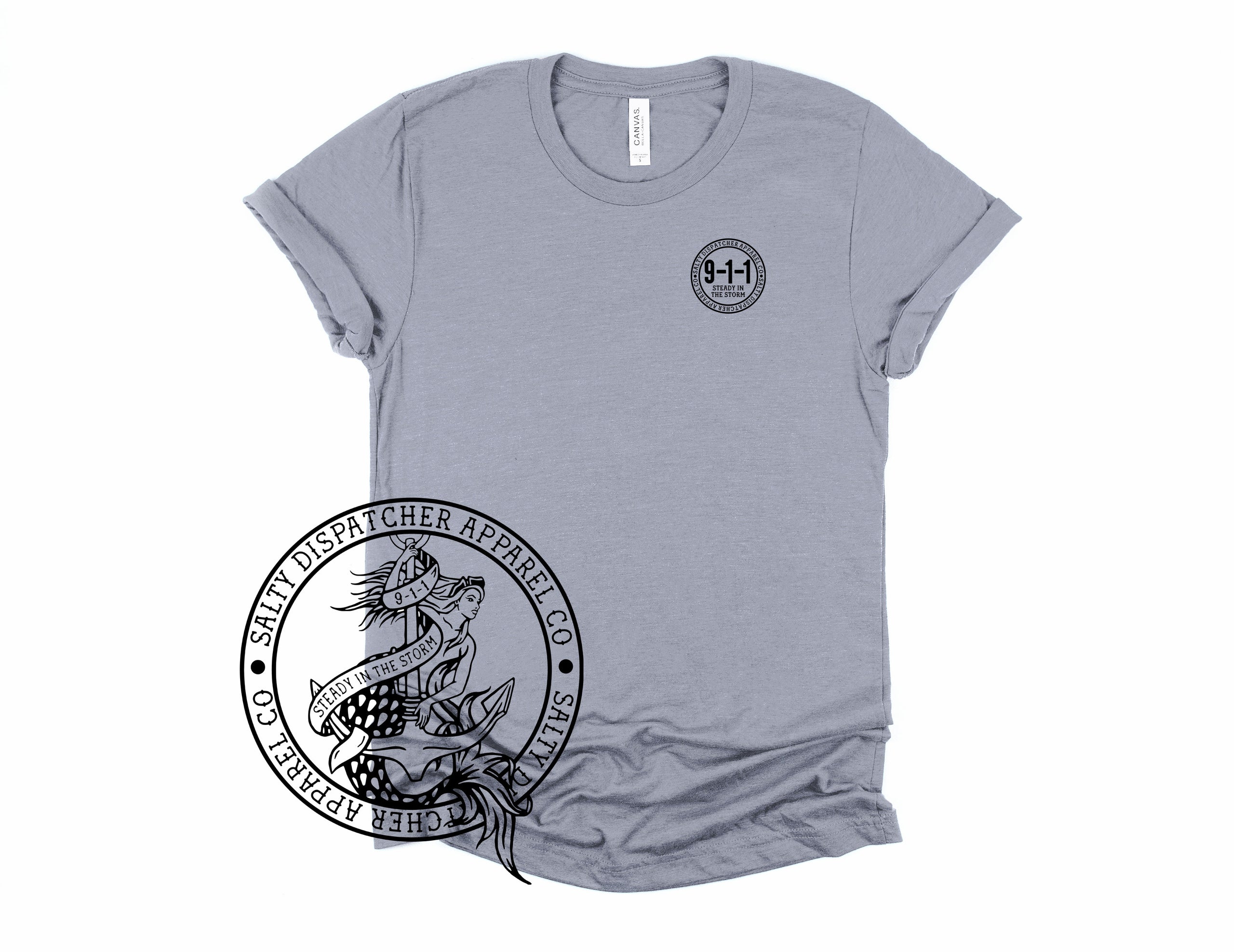 Steady in the Storm Crew Tee The Salty Dispatcher Apparel Co.